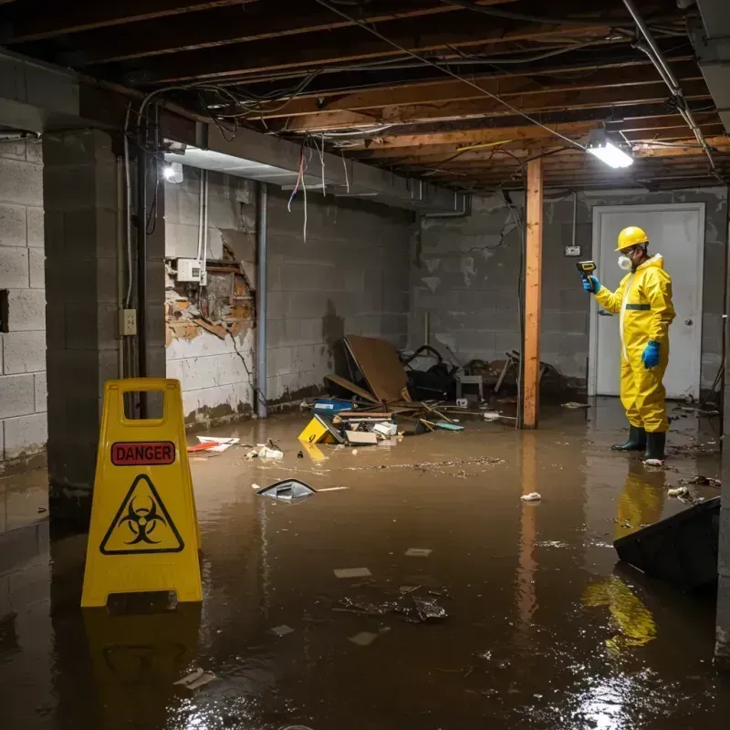 Flooded Basement Electrical Hazard in Smyrna, GA Property